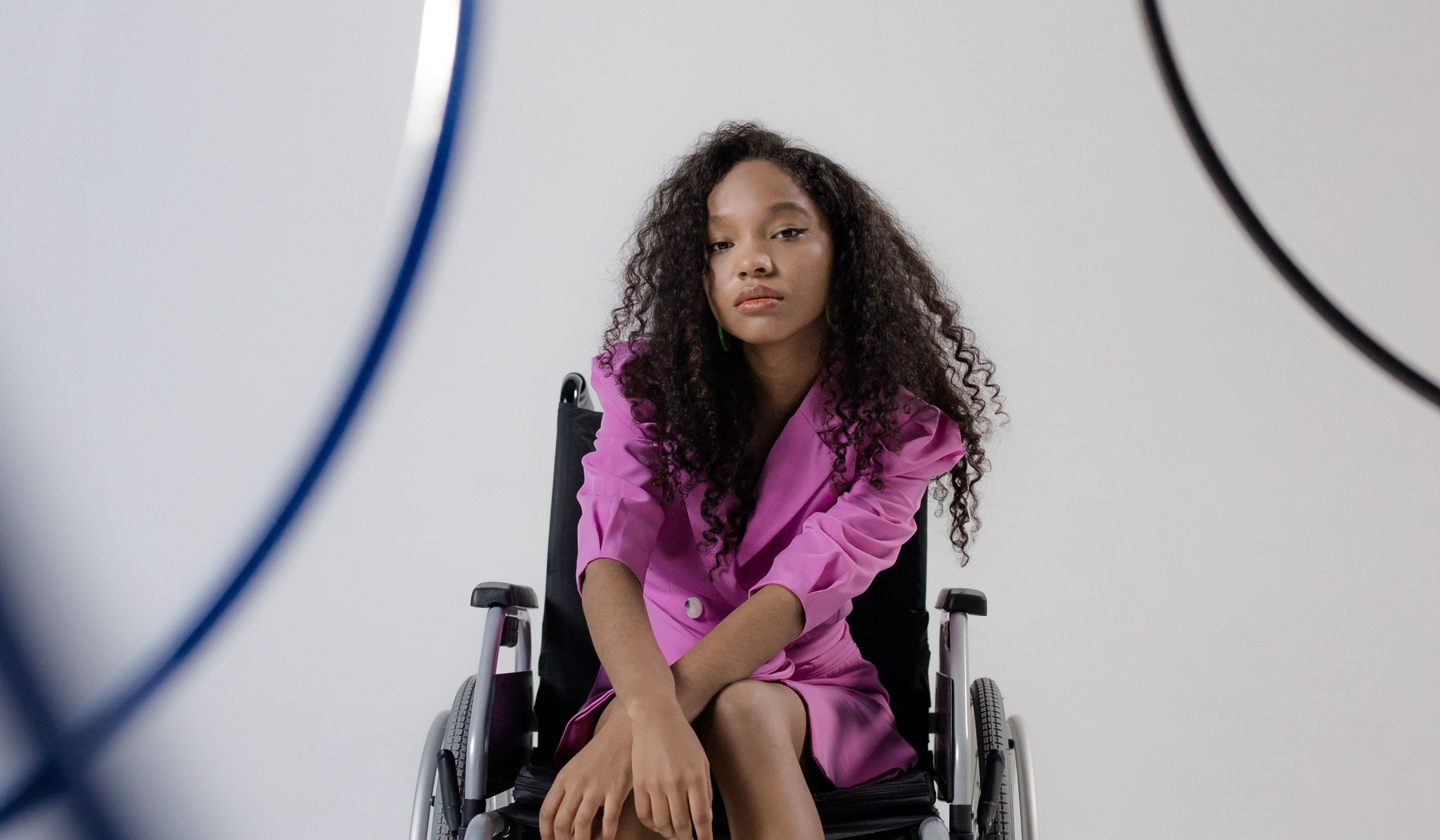 Adult receiving disability advocacy support