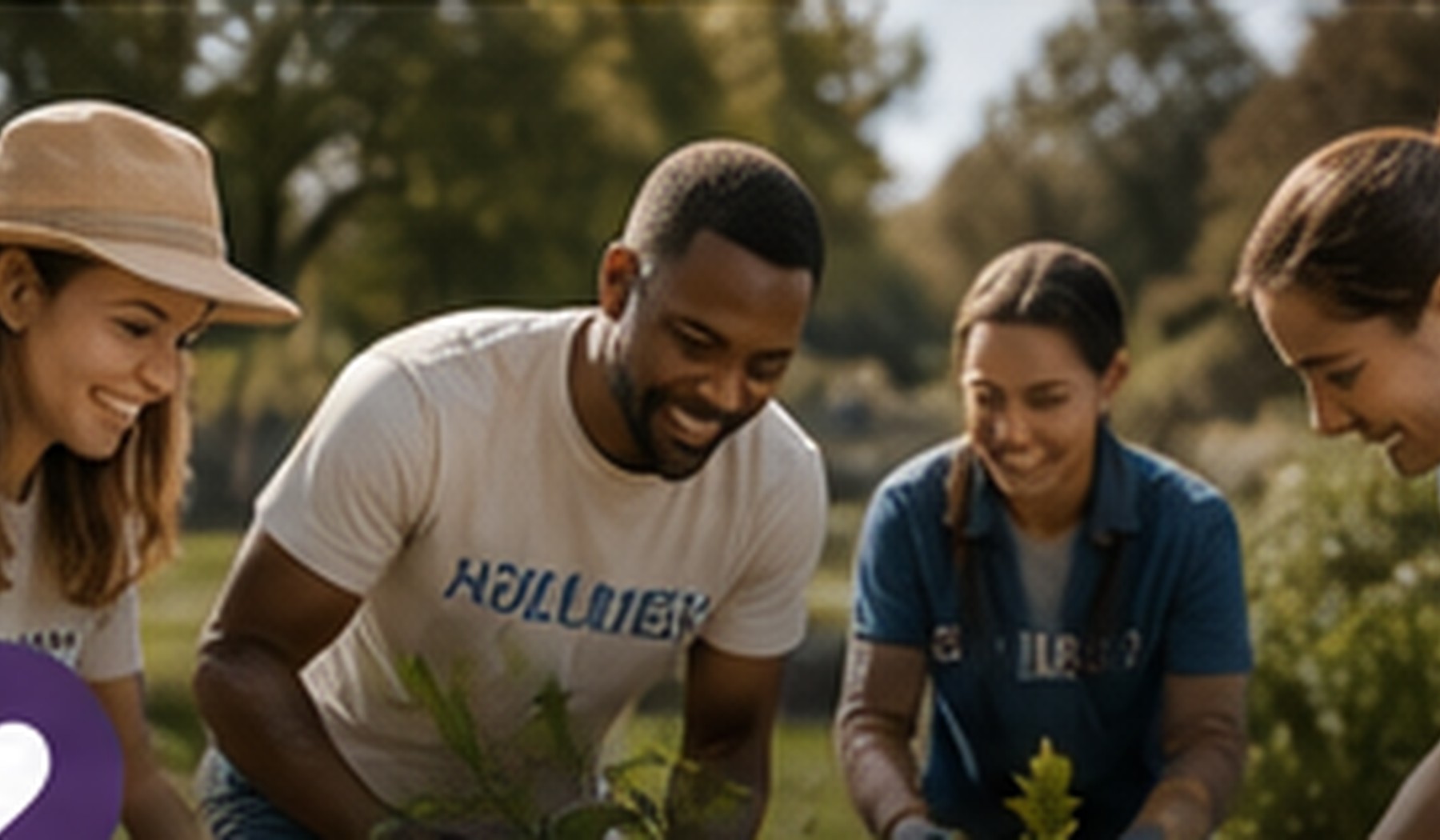 Diverse young people receiving guidance